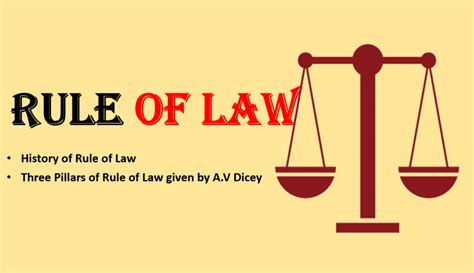 The rule of the law .